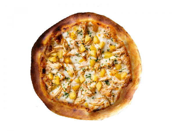 Пицца с цыпленок  с ананасами