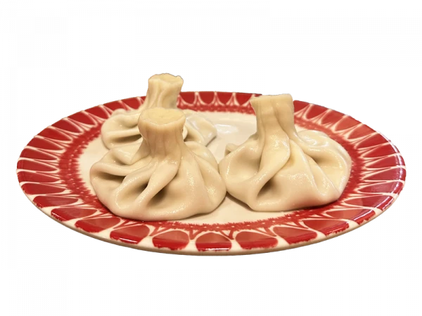 Хинкали с грибами и сыром