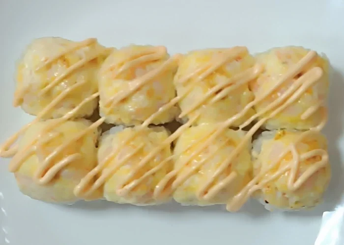 Запеченный с креветкой