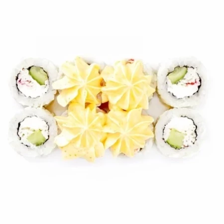 Ролл Лава с крабом