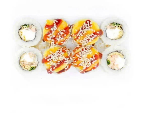 Запеченный ролл Томаго Лосось