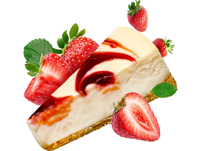 Чизкейк клубничный