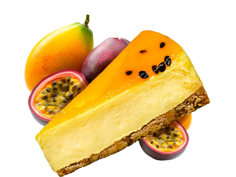 Чизкейк манго-маракуйя