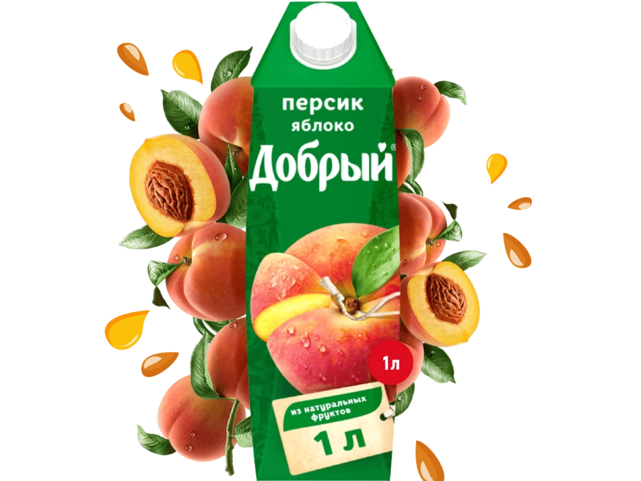 СОК ПЕРСИК-ЯБЛОКО