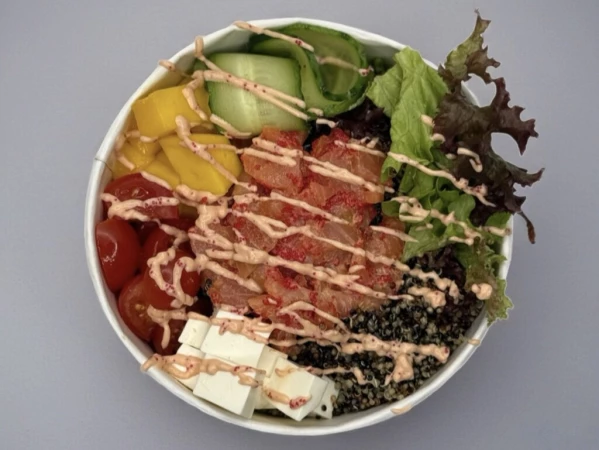 Боул с лососем