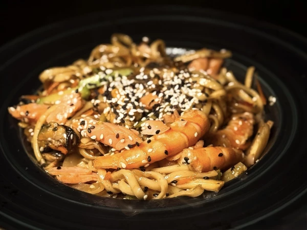 Вок с Морепродуктами