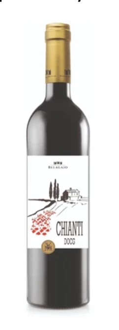 Красное сухое "Кьянти" группо Италиано