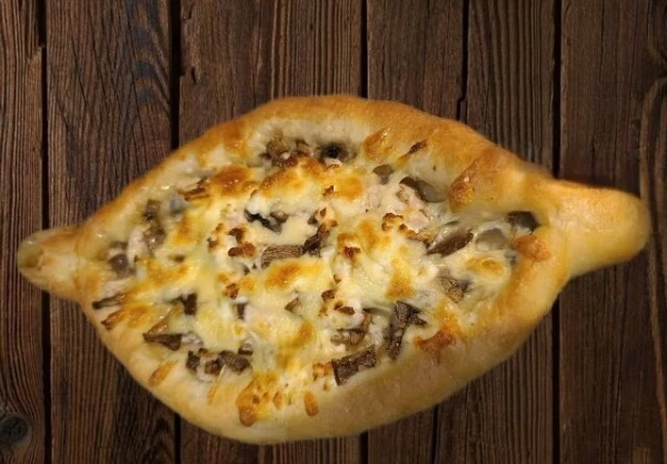 Хачапури с курицей и грибами