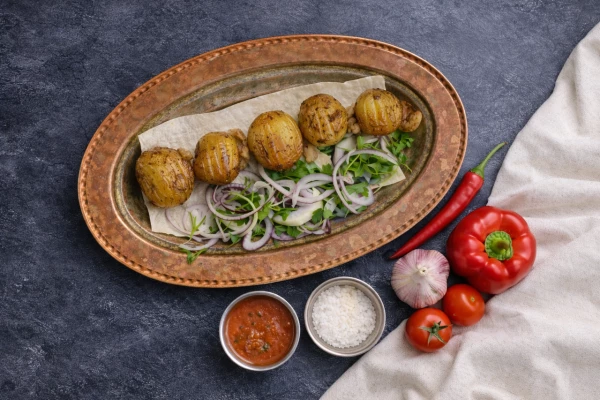 Картофель с курдюком