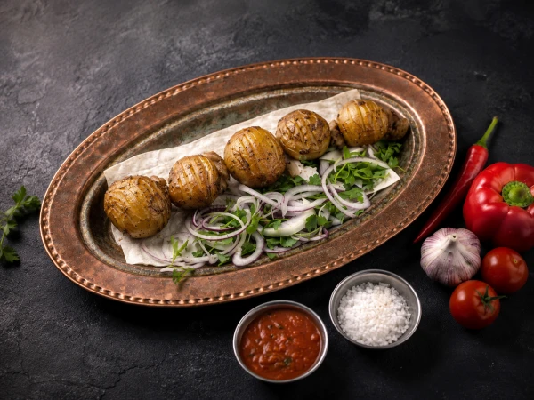 Картофель с курдюком