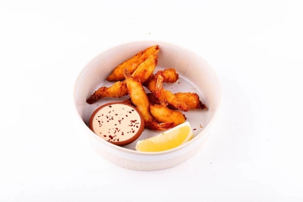 Креветки в сухарях