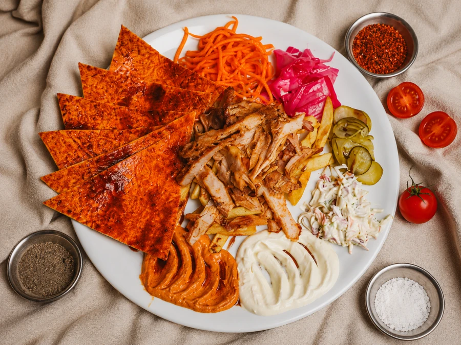 Арабская шаурма от шефа с курицей