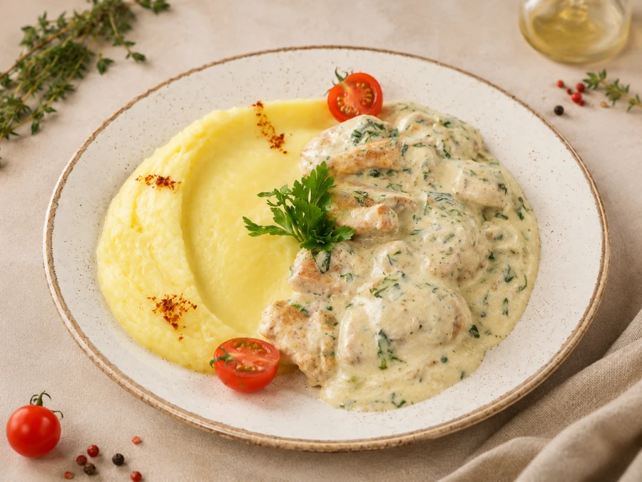 Курица под сыром