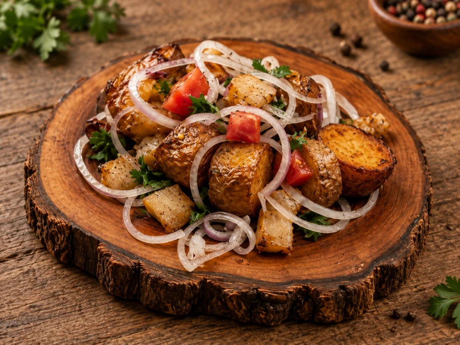 Картошка с курдюком