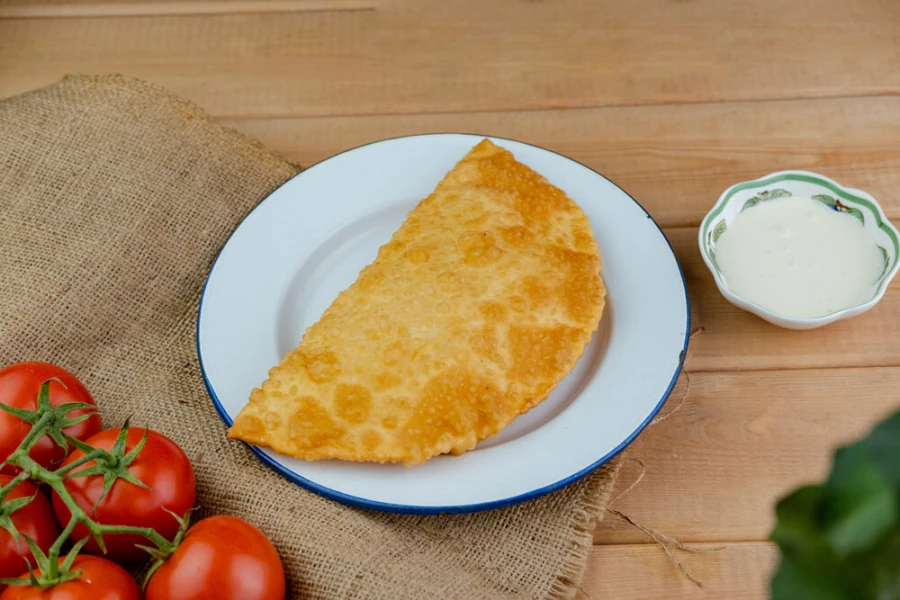 Чебуреки с курицей