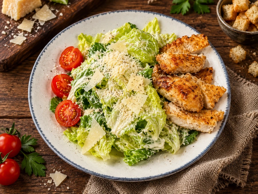 Цезарь с курицей