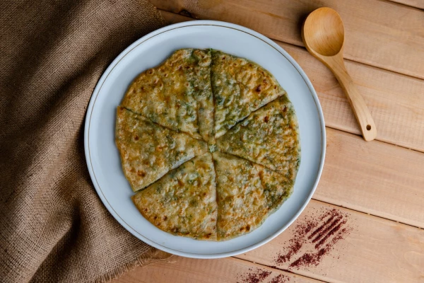 Беркал с творогом и зеленью