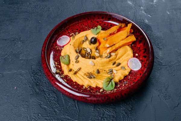 Хумус с тыквой и морковью