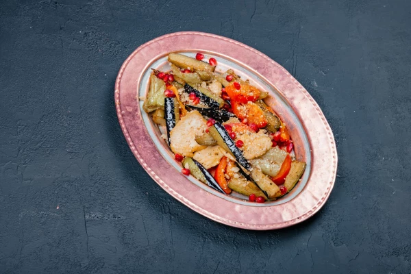 Курица с баклажаном