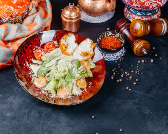 Цезарь с креветками