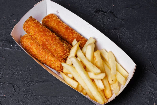 Наггетсы с картошкой фри