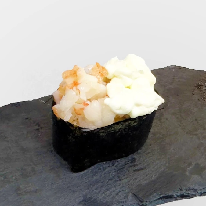 Гункан сливочный с креветкой