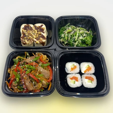 Бэнто с WOK говядиной