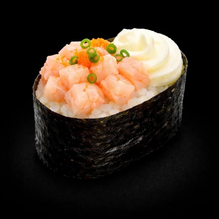 Гункан сливочный с креветкой