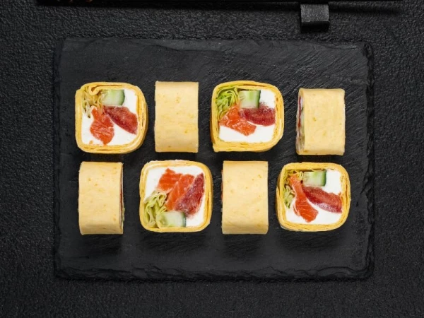 Тортилья с лососем