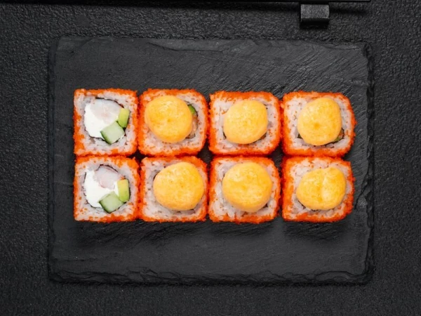 Запеченная Калифорния с креветкой