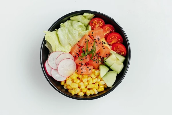 Поке с лососем