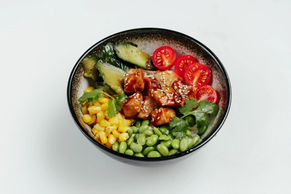 Боул с курочкой терияки 