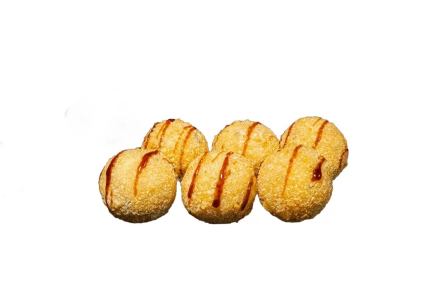 Рисовые сырные шарики с крабом