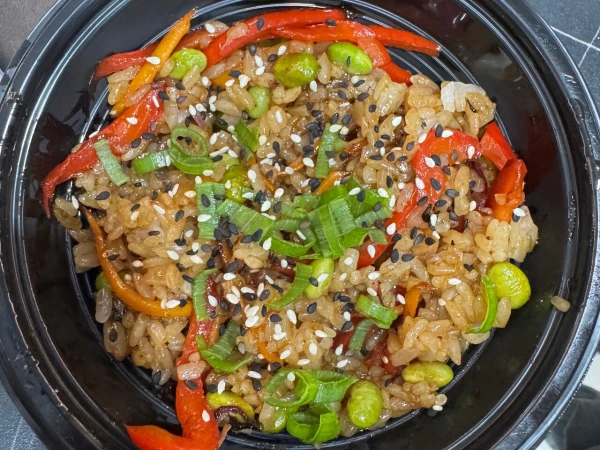 Тяхан со свининой острый