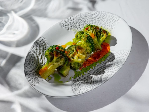 Брокколи со сладким чили