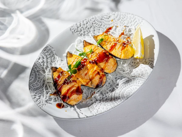 Запеченные мидии