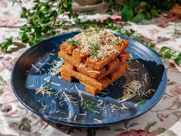 Гренки с сыром и чесноком