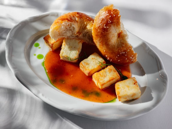 Жареный сыр панир