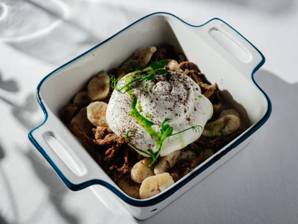 Трюфельные ньокки с грибами