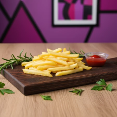 Картофель фри с кетчупом