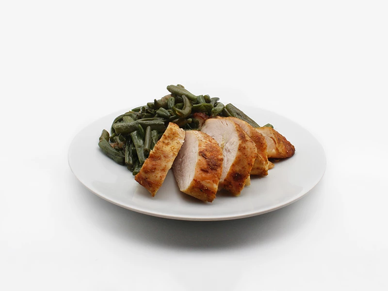 Куриная грудка запеченная с гарниром