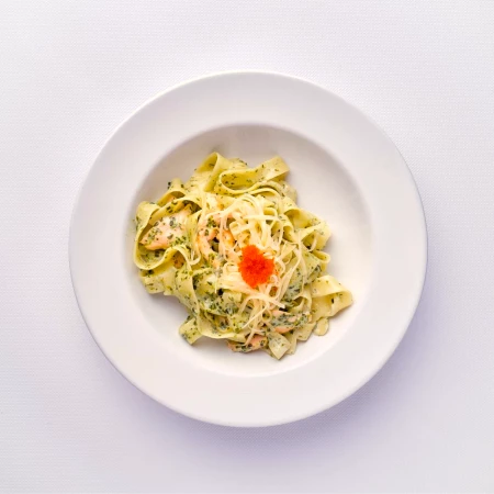 Паста с лососем