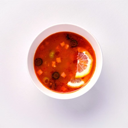 Солянка со сметаной