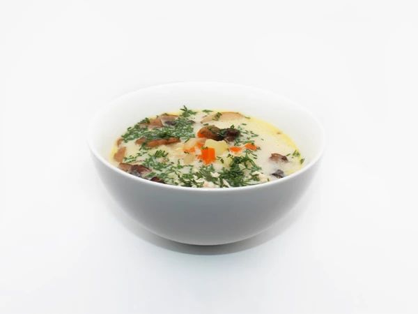 Суп сливочный с грибами