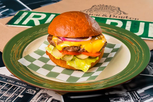 Бургер с бифштексом