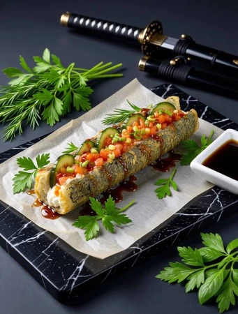 Хот Ролл с Форелью