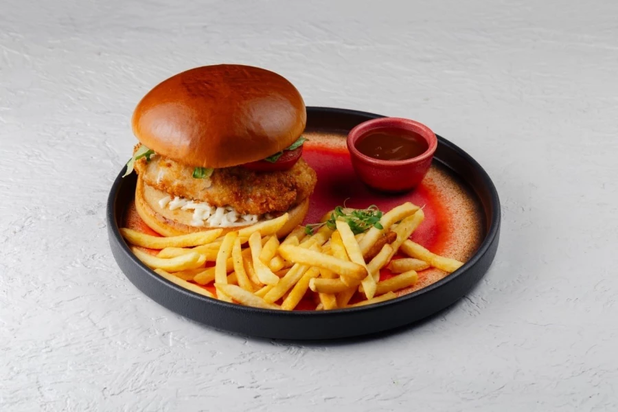 Бургер с курицей