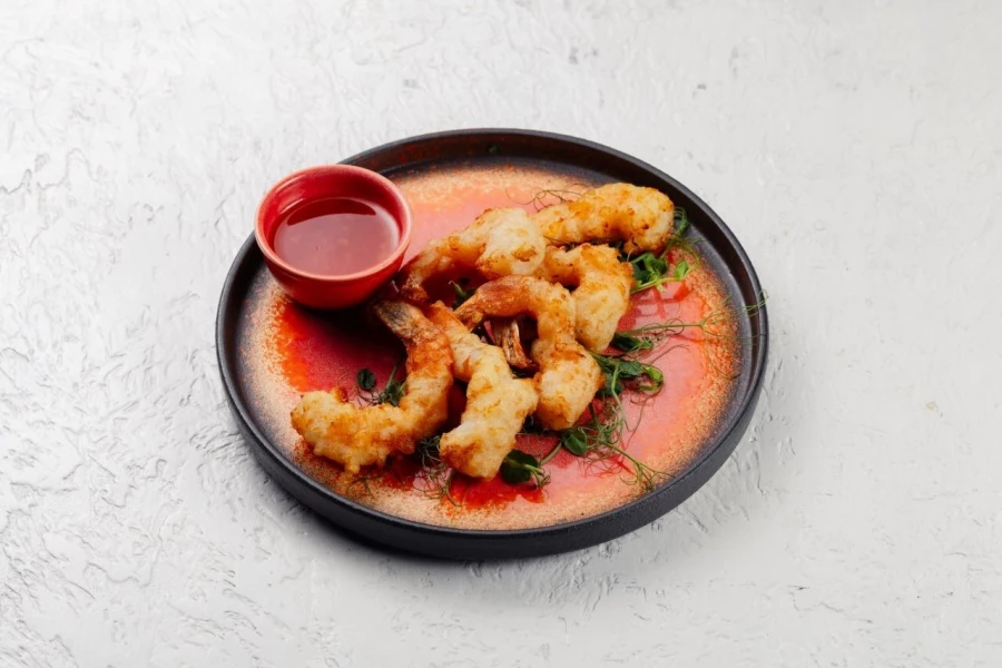 Креветки в кляре 