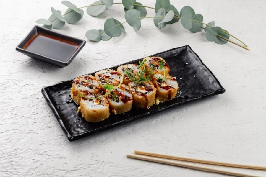 Ролл Курица тэмпура 