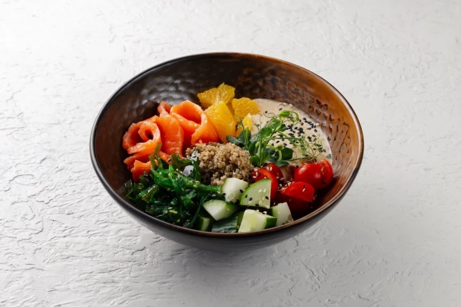 Поке с семгой